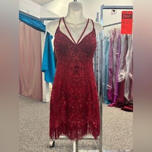 Sherri Hill 55147 red size 14